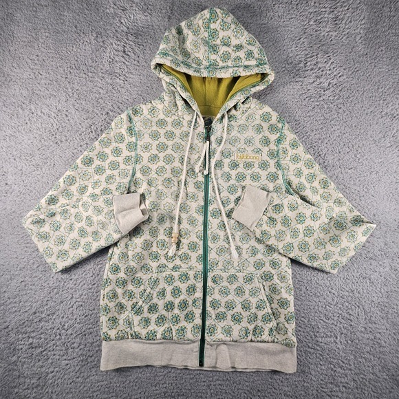 Vtg Billabong Reversible Jacket Womens M Quilted Y2K Boho 90s Retro Surf Skater - Picture 1 of 13